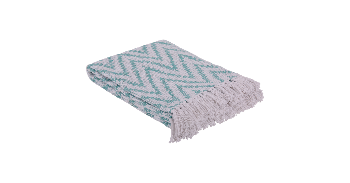 Collectione Plaid Danilo 170 X 230 Cm Turquoise collectione kopen in de aanbieding