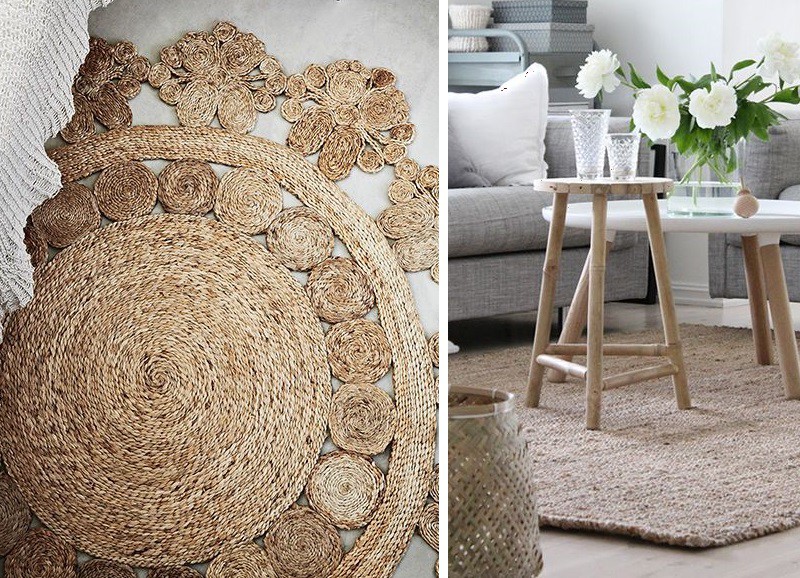 Op onze wishlist: jute vloerkleden
