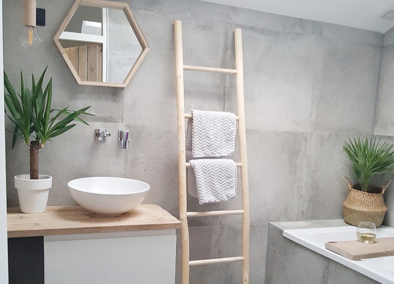 6x binnenkijken bij badkamers met betonlook