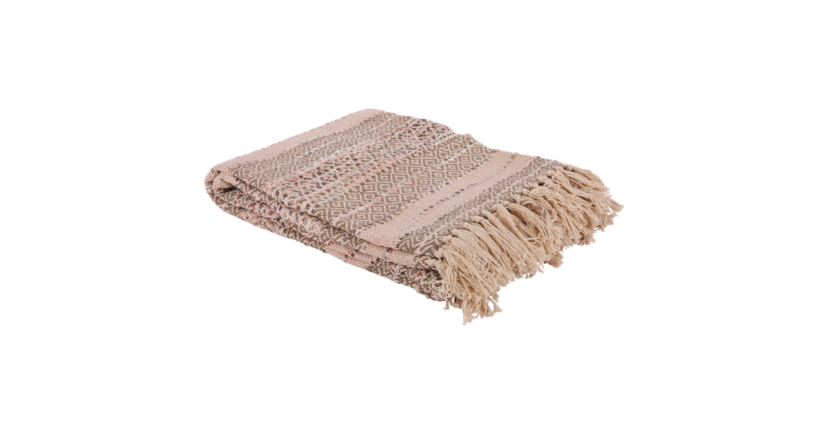 Collectione Plaid Azuro 130 X 170 Cm Roze collectione kopen in de aanbieding