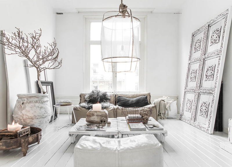 10x de mooiste (bijna) all white interieurs