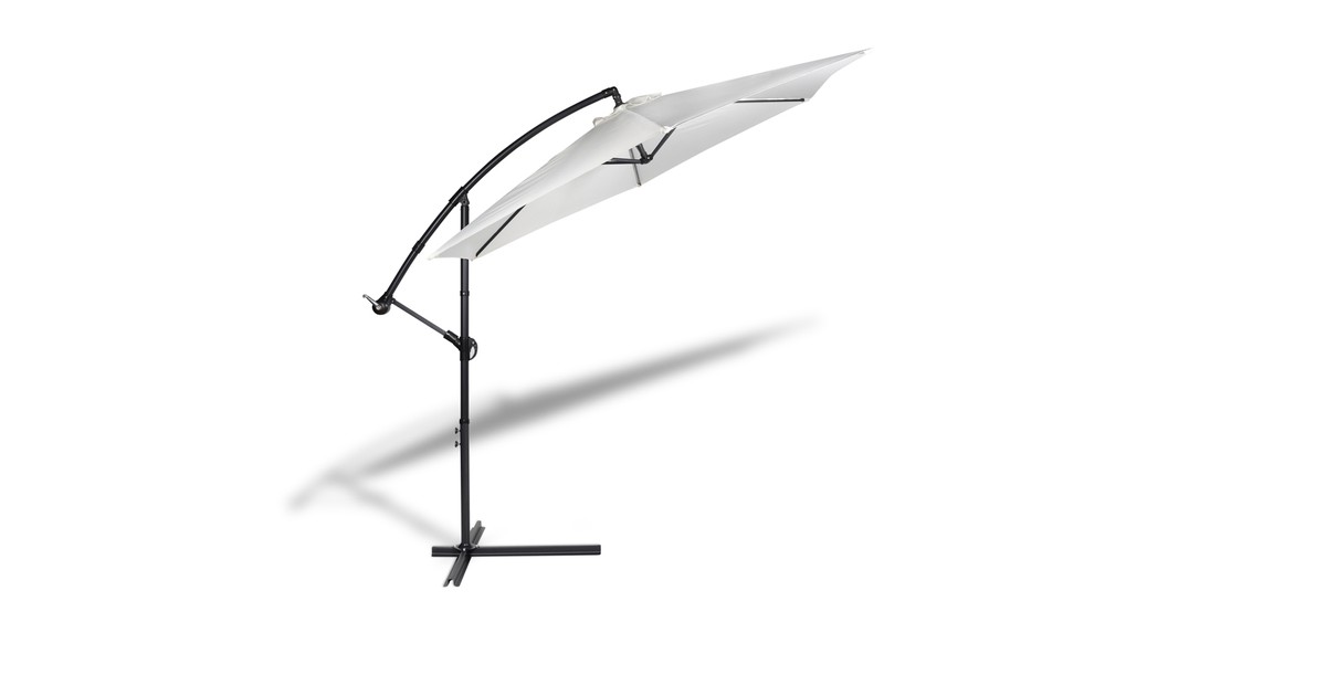 Hangende Parasol 300Cm Creme Lifa Living lifa living kopen in de aanbieding