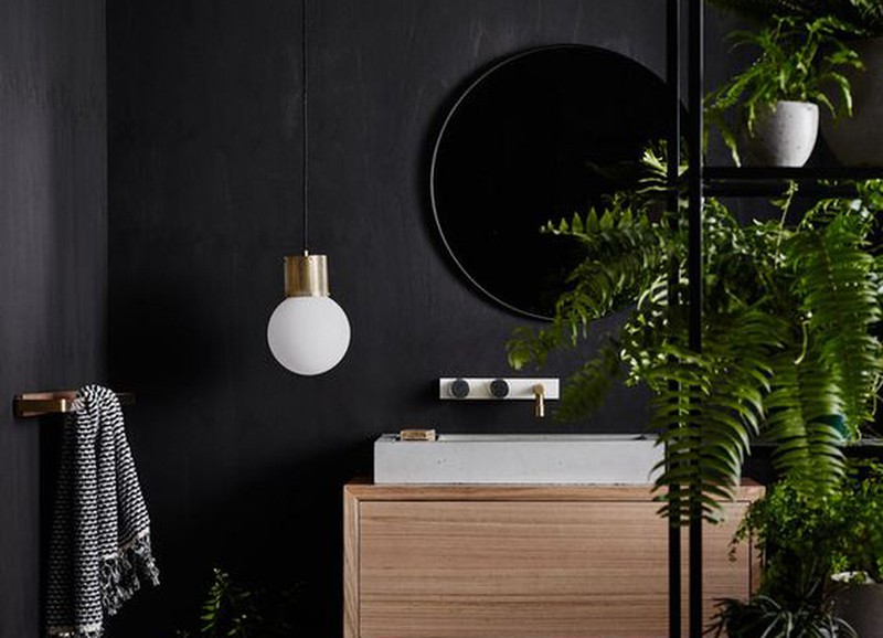 10x de mooiste zwarte badkamers