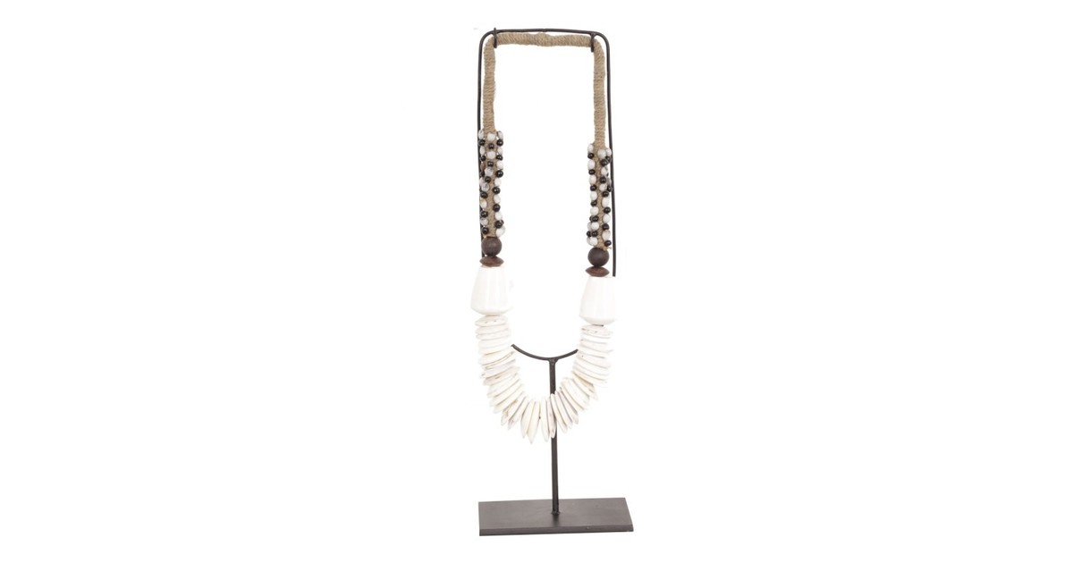Living Stories Schelpenketting Op Standaard Wit 47Cm living stories kopen in de aanbieding