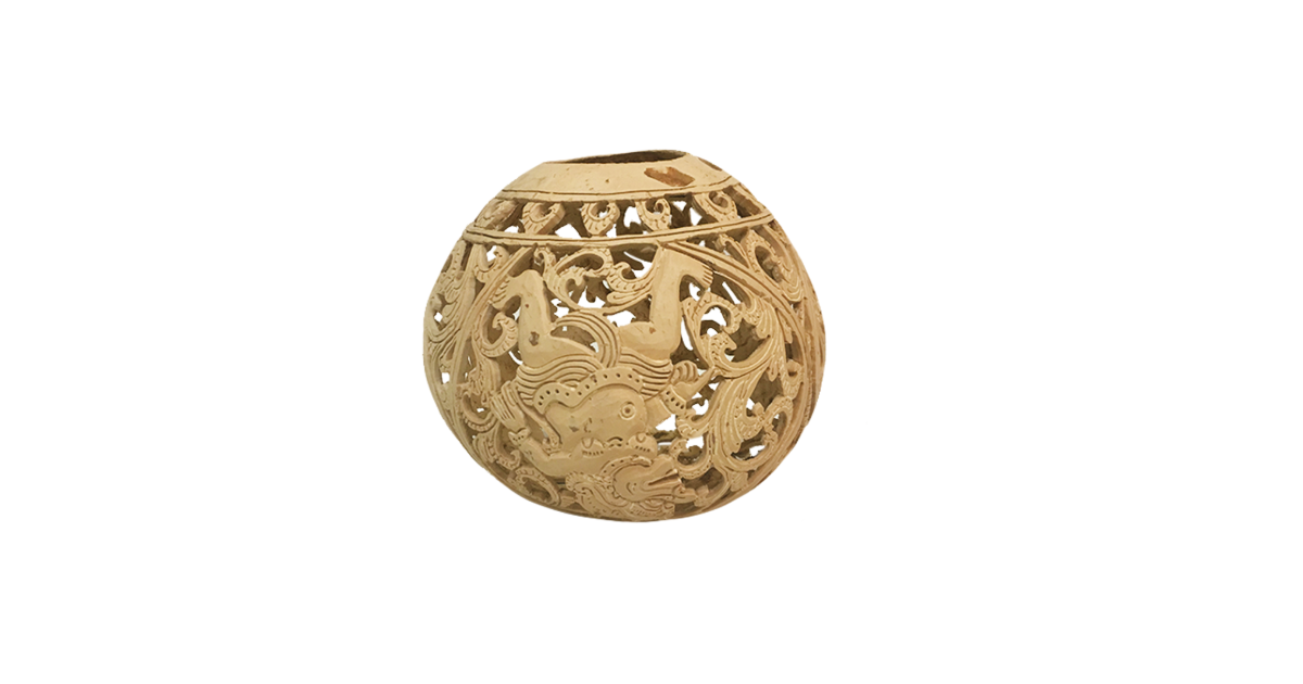 Little Lofts Kokosnoot Windlicht Wayan little lofts kopen in de aanbieding