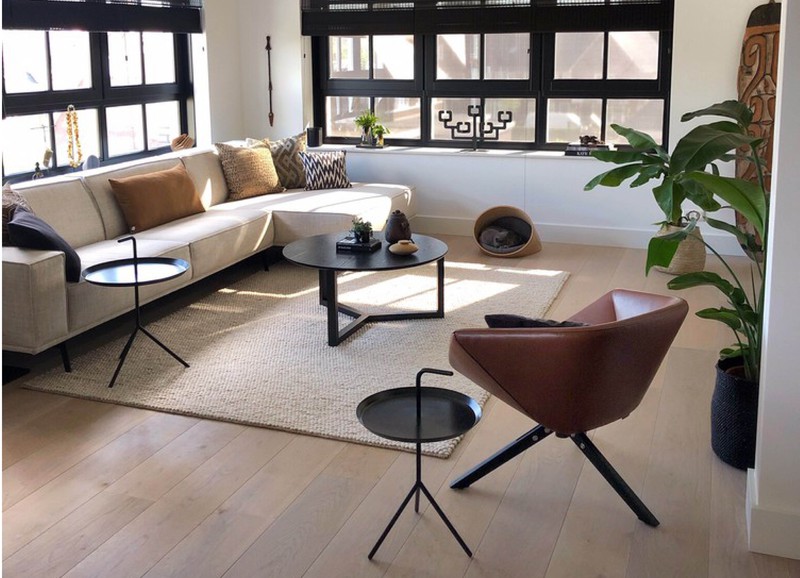Inspiratie: een industriële fauteuil in de woonkamer
