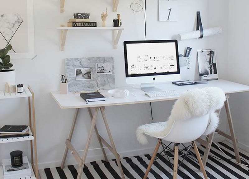 Een eigen werkplek in huis creëren