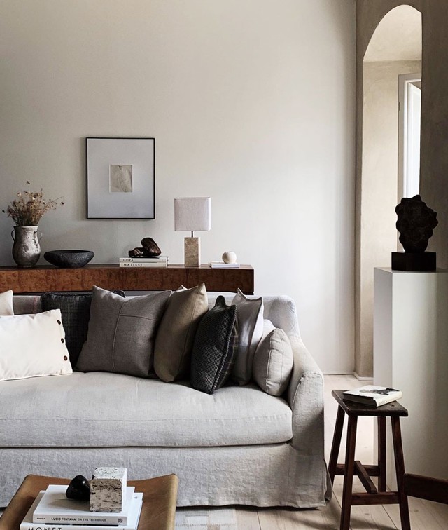 Shop de look: 50 tinten grijs in de woonkamer