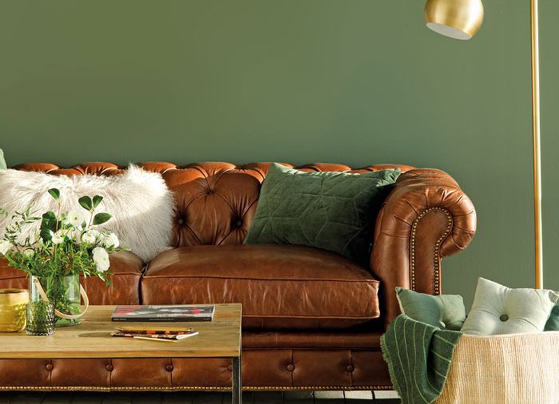 Leer in het interieur