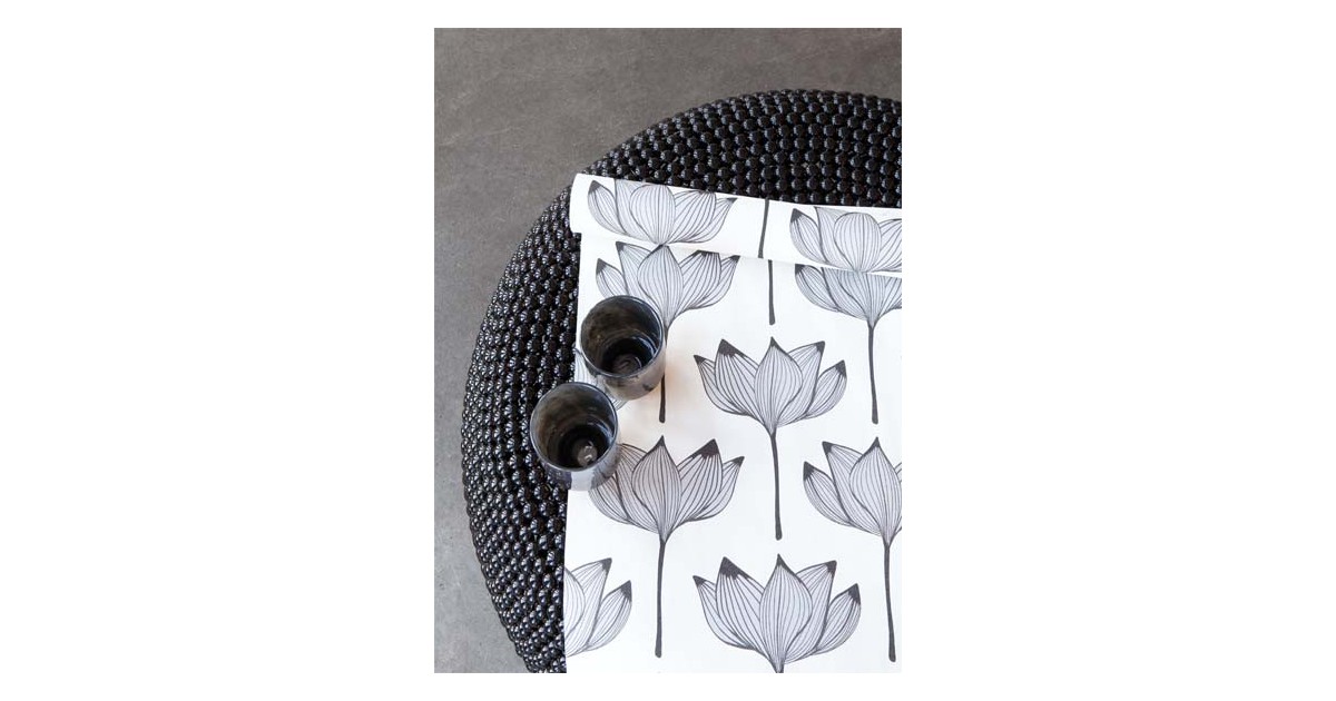 Onszelf Zilveren Art Deco Bloem Behang onszelf kopen in de aanbieding