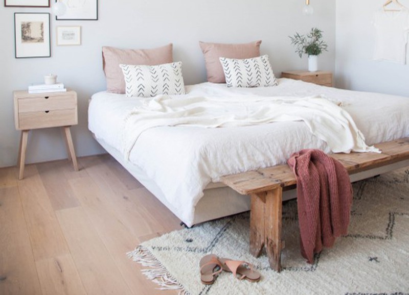 4x zo style je een bankje aan het voeteneind van je bed