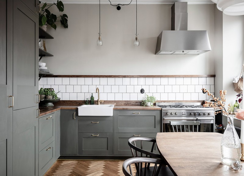 Shop the look olijfgroene keuken met hout Alles om van je huis je