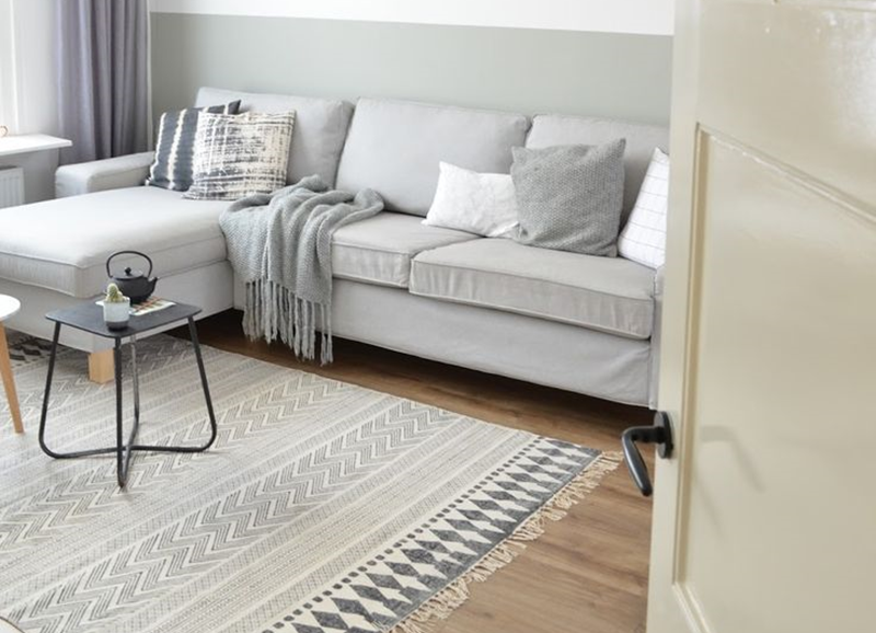 Budget lookalike: Vloerkleed in Scandinavische stijl