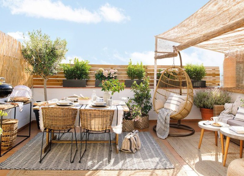 Shop the look: Spaans terras met natuurlijke materialen