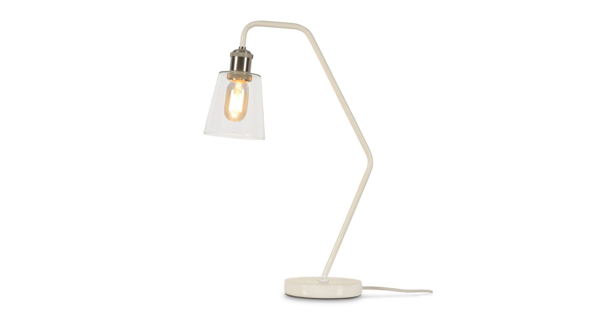 Its About Romi Tafellamp Glasmarmer Paris Wit its about romi kopen in de aanbieding