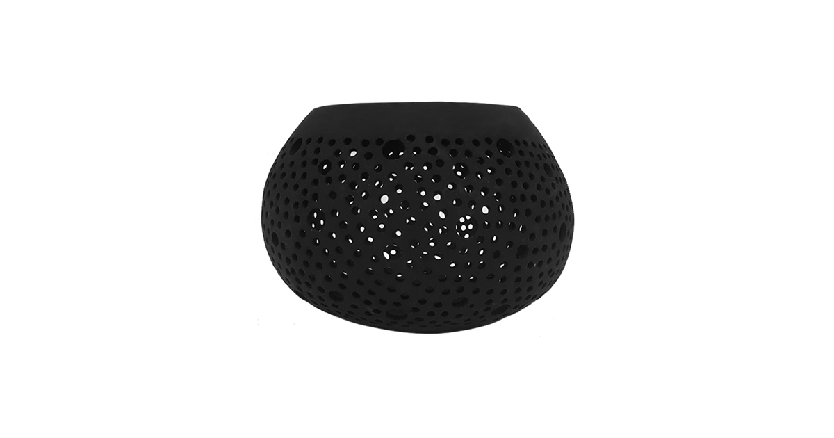 Little Lofts Kokosnoot Windlicht Zwart Spot little lofts kopen in de aanbieding