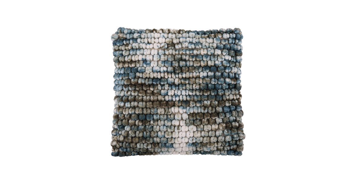 Collectione Kussen Luca 45 X 45 Cm Petrol Multi collectione kopen in de aanbieding