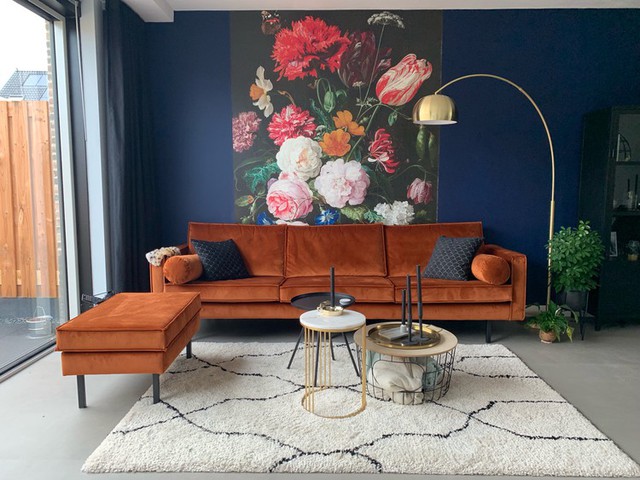 Shop the look: warme woonkamer met stoere twist