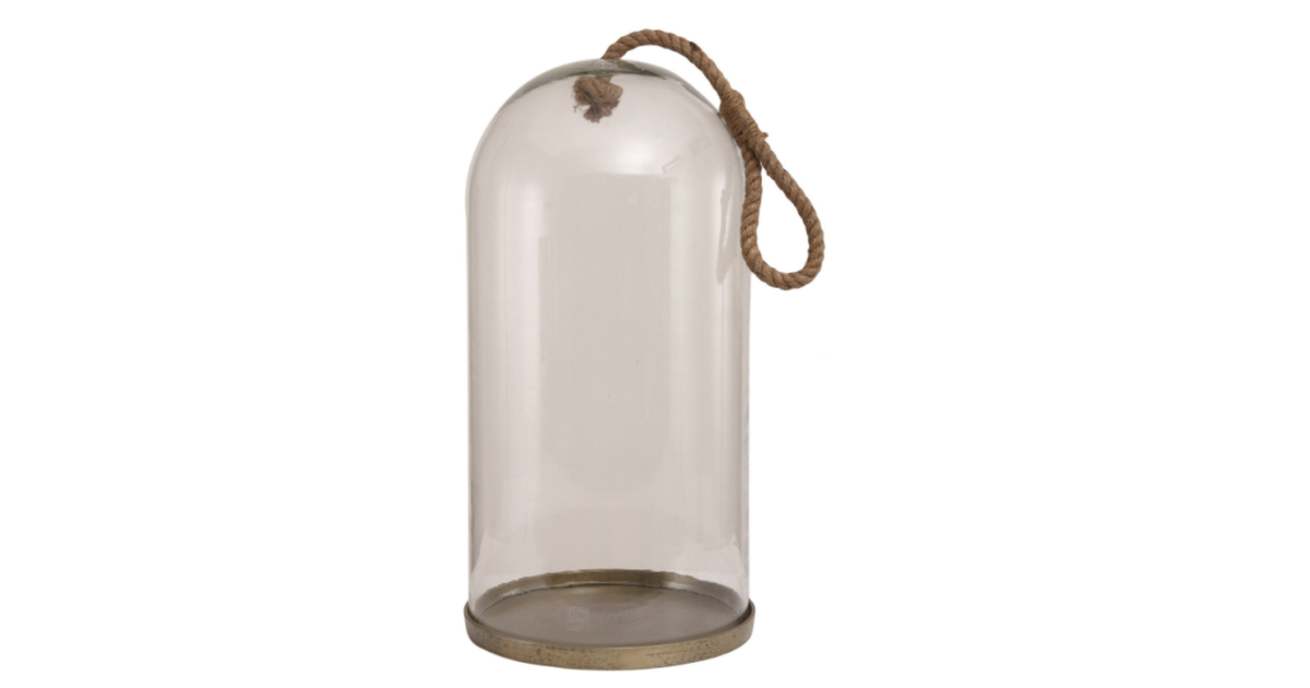 Ptmd Stolp Ace Glas En Aluminium Met Touw ptmd kopen in de aanbieding