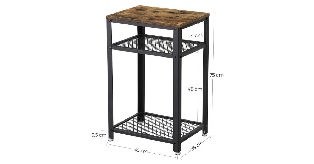 Its About Romi Bijzettafel Ijzerdraad Rondhoekig Wit its about romi kopen in de aanbieding